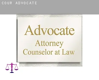 Cour  advocate
