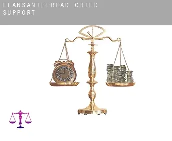 Llansantffread  child support