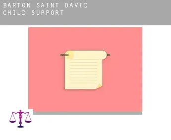 Barton Saint David  child support