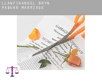 Llanfihangel-Bryn-Pabuan  marriage